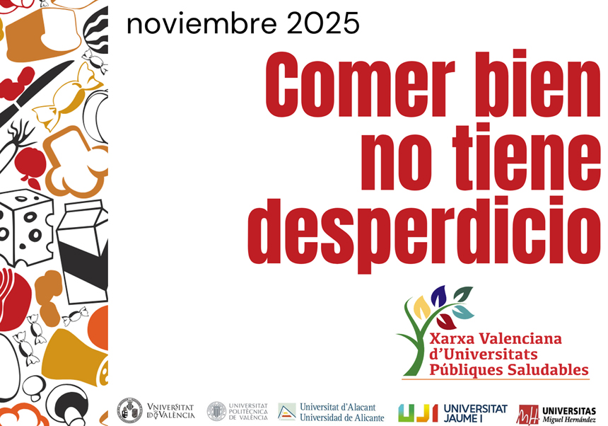 Cartel de la actividad con dibujos de frutas